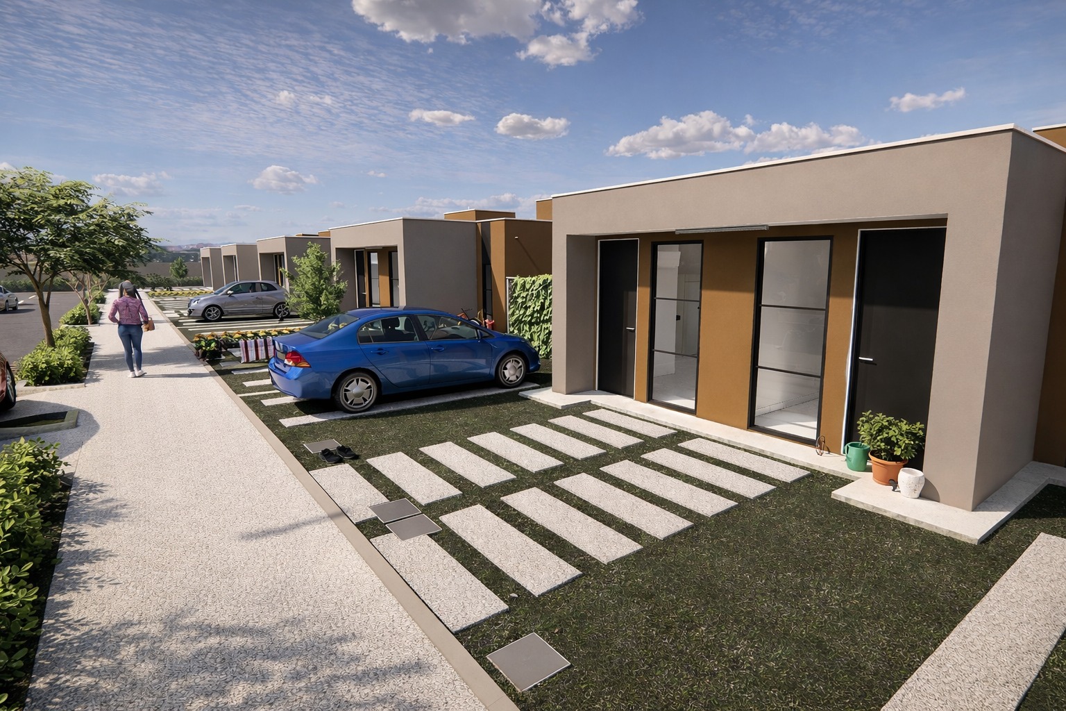 Perspectiva do Residencial San Carlo